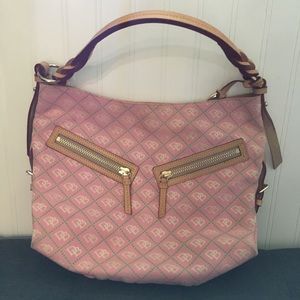 Pink and Green Dooney and Bourke Purse